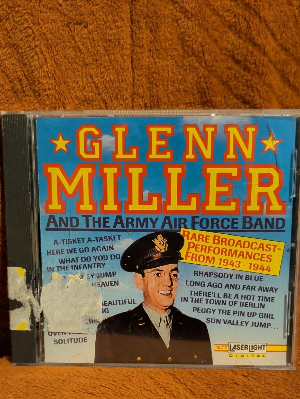 Glenn Miller And The Army Air Force Band CD - Blue & Yellow Cover